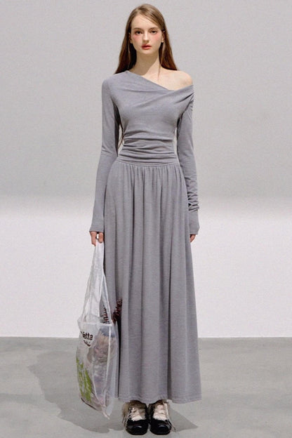 Cool Goddess Swing Collar Waist Dress