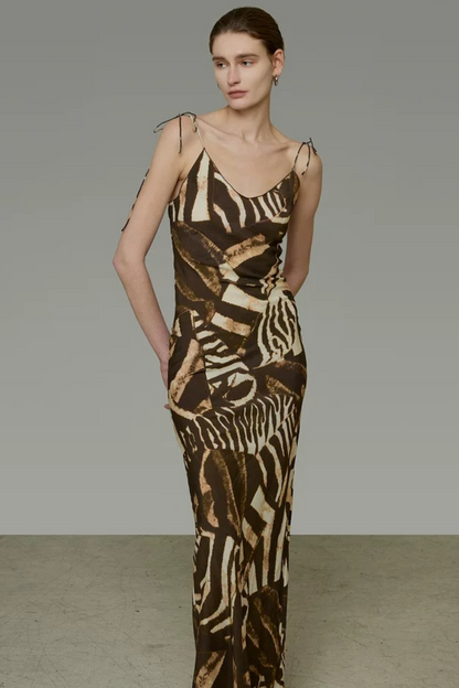 French Spaghetti Strap Dress