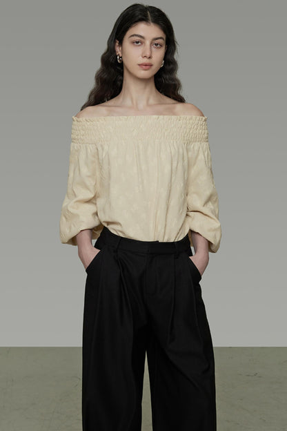 Effortless Chic One-Shoulder Blouse