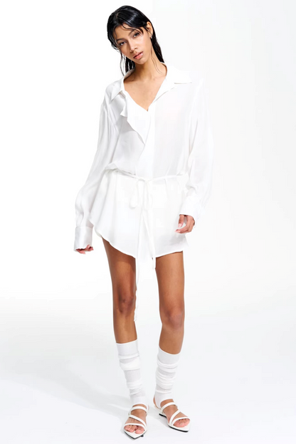 Heavy Sand-Washed Tencel Shirt