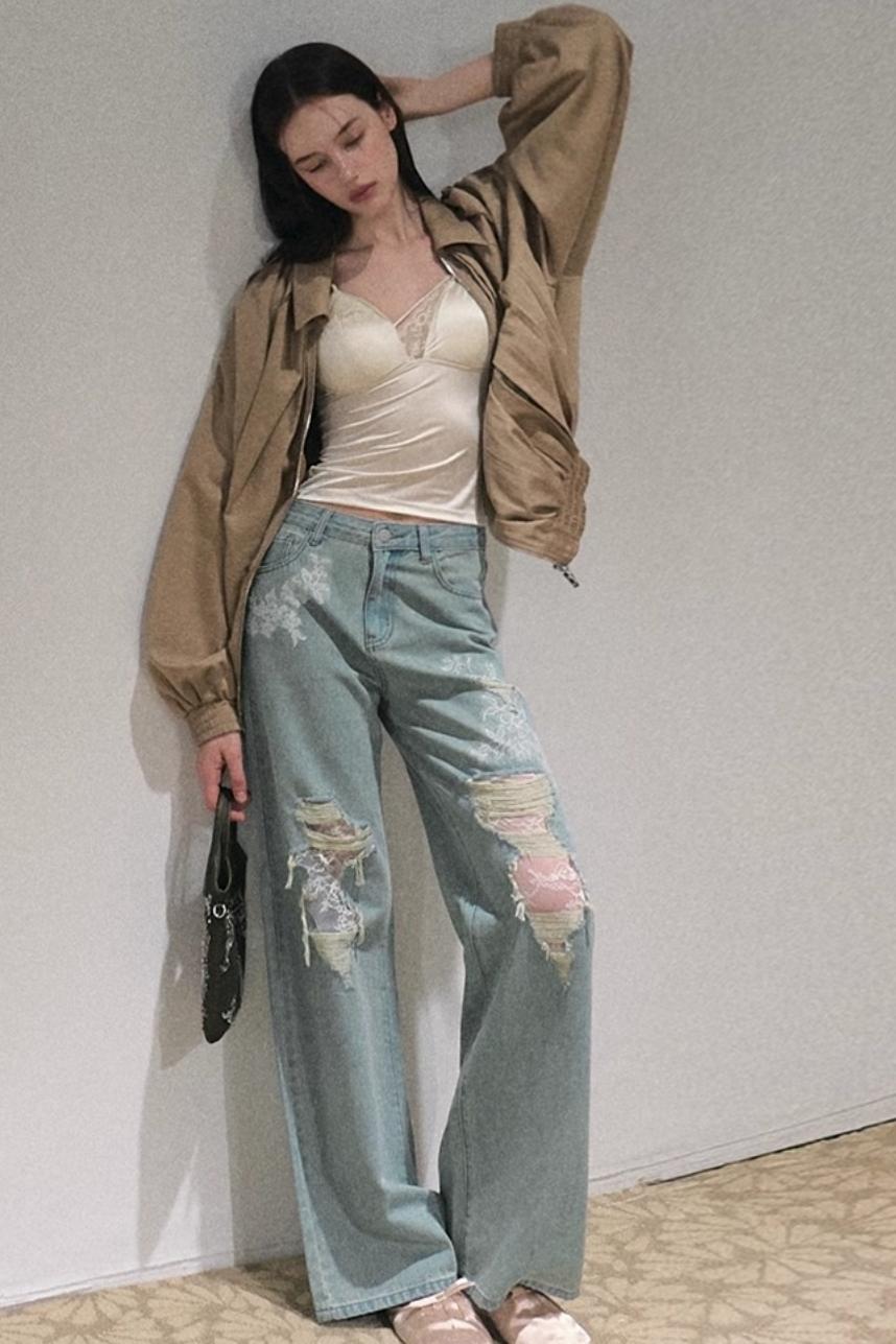 Gloss Lace Lyocell Jacket