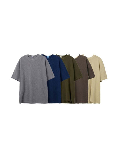 Loose Solid Color Cotton T-Shirt