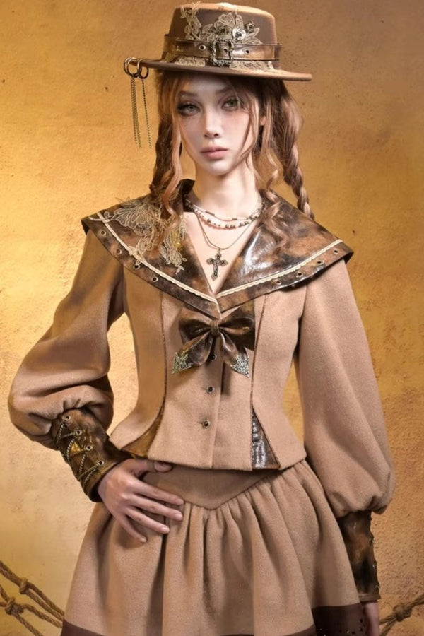 Steampunk Woolen Suit Set-Up