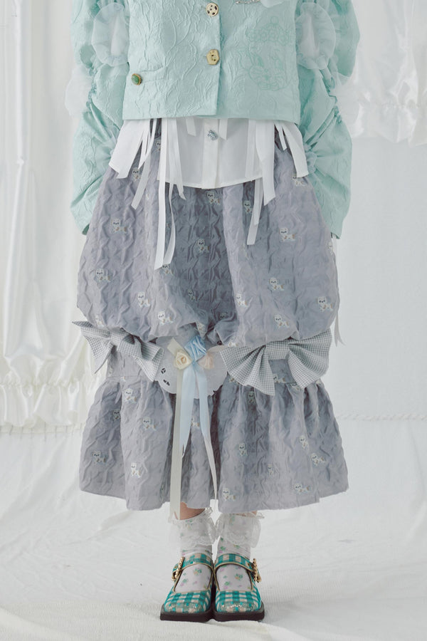 Double Cake Fluffy Skirt