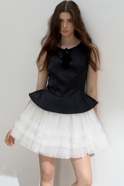 Maiden Tess Lace & Satin Tutu Dress