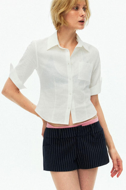 Urban Striped Suit Shorts