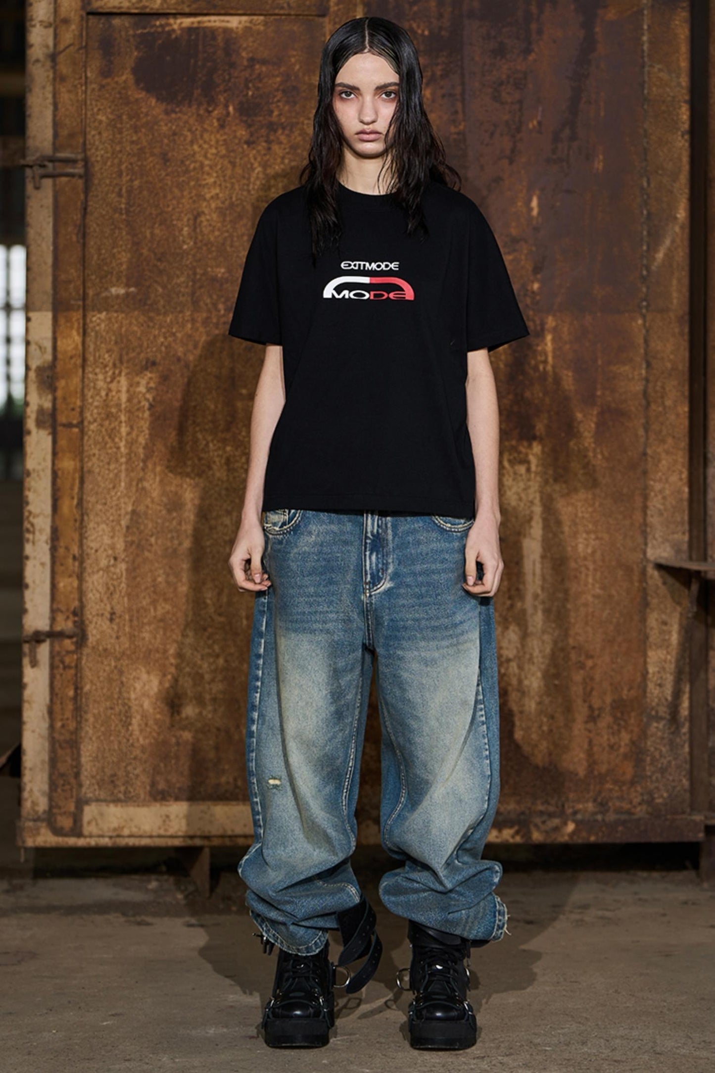 Vintage Destroyed Denim Trousers