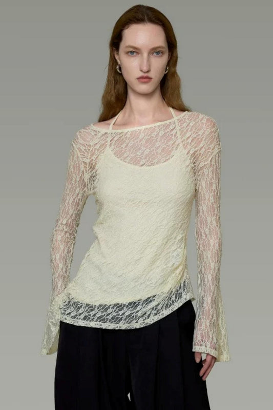 Elegant Lace Camisole Blouse