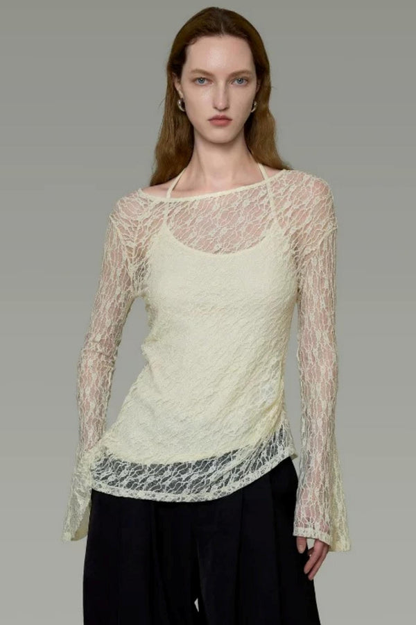 Elegant Lace Camisole Blouse