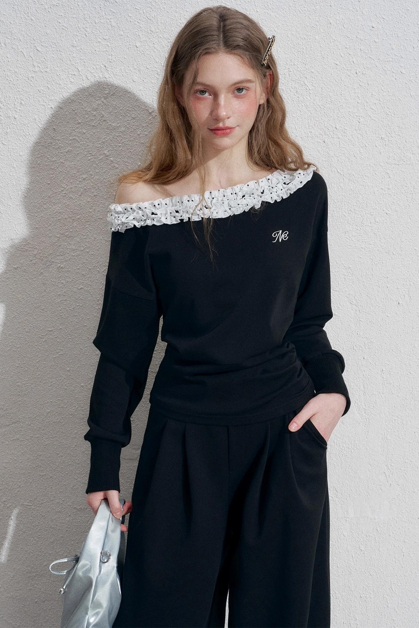 Empire Lace Top Two-Piece Set-Up