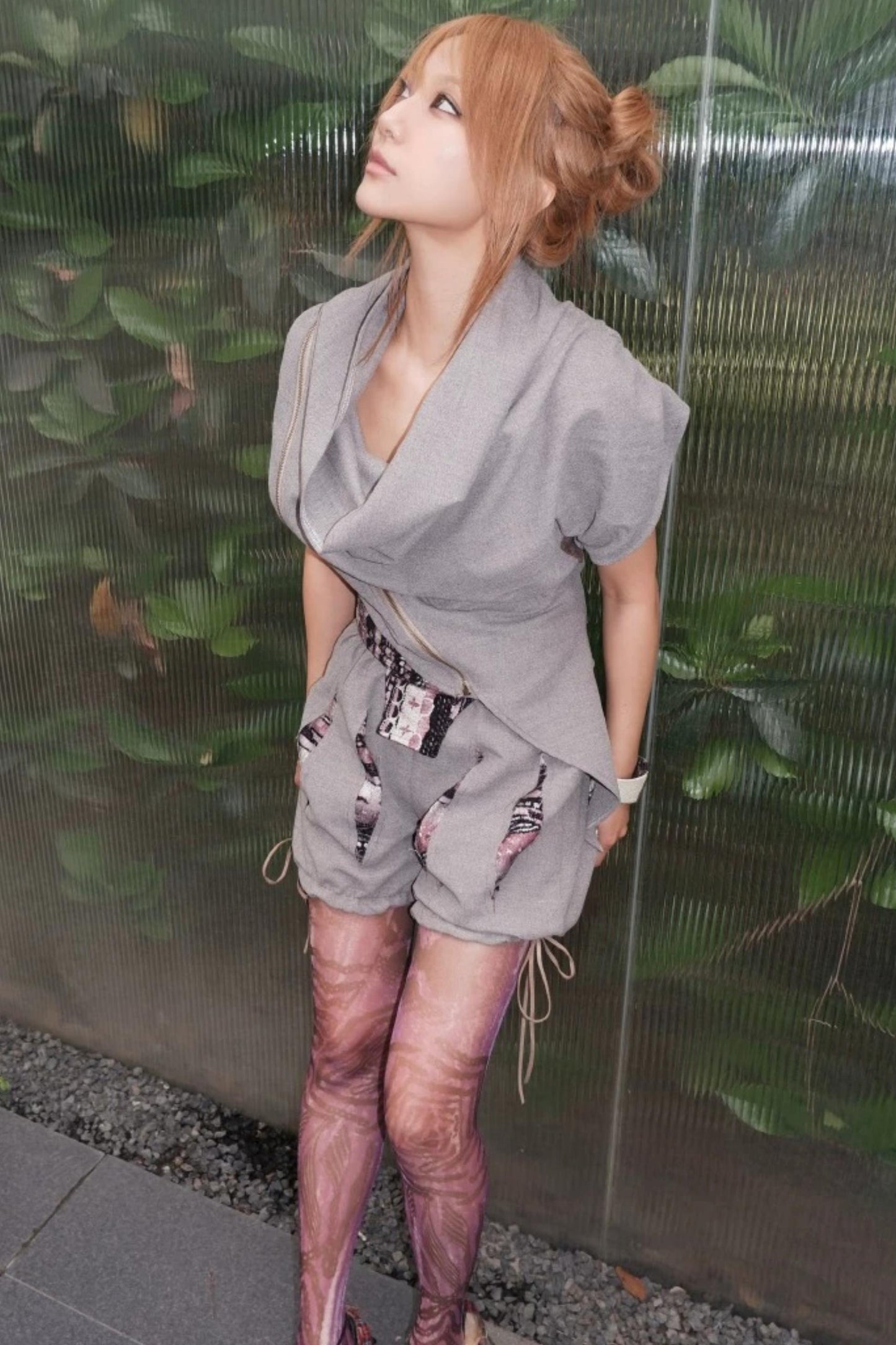 Asymmetrical Layered Collar Vest