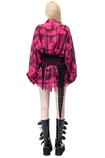 Millennium Star Embroidered Knit Skirt