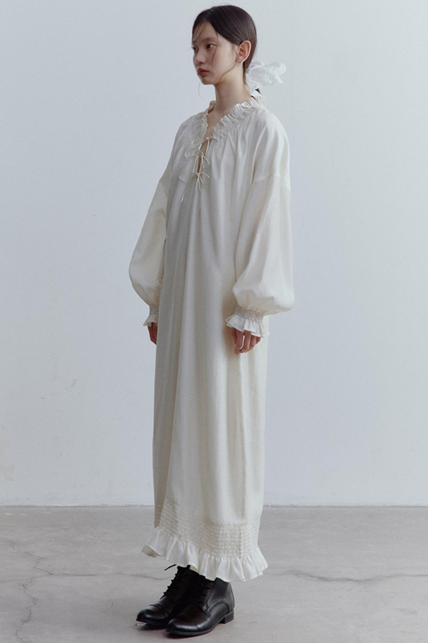 Soft Skin-Friendly Linen Cocoon Dress