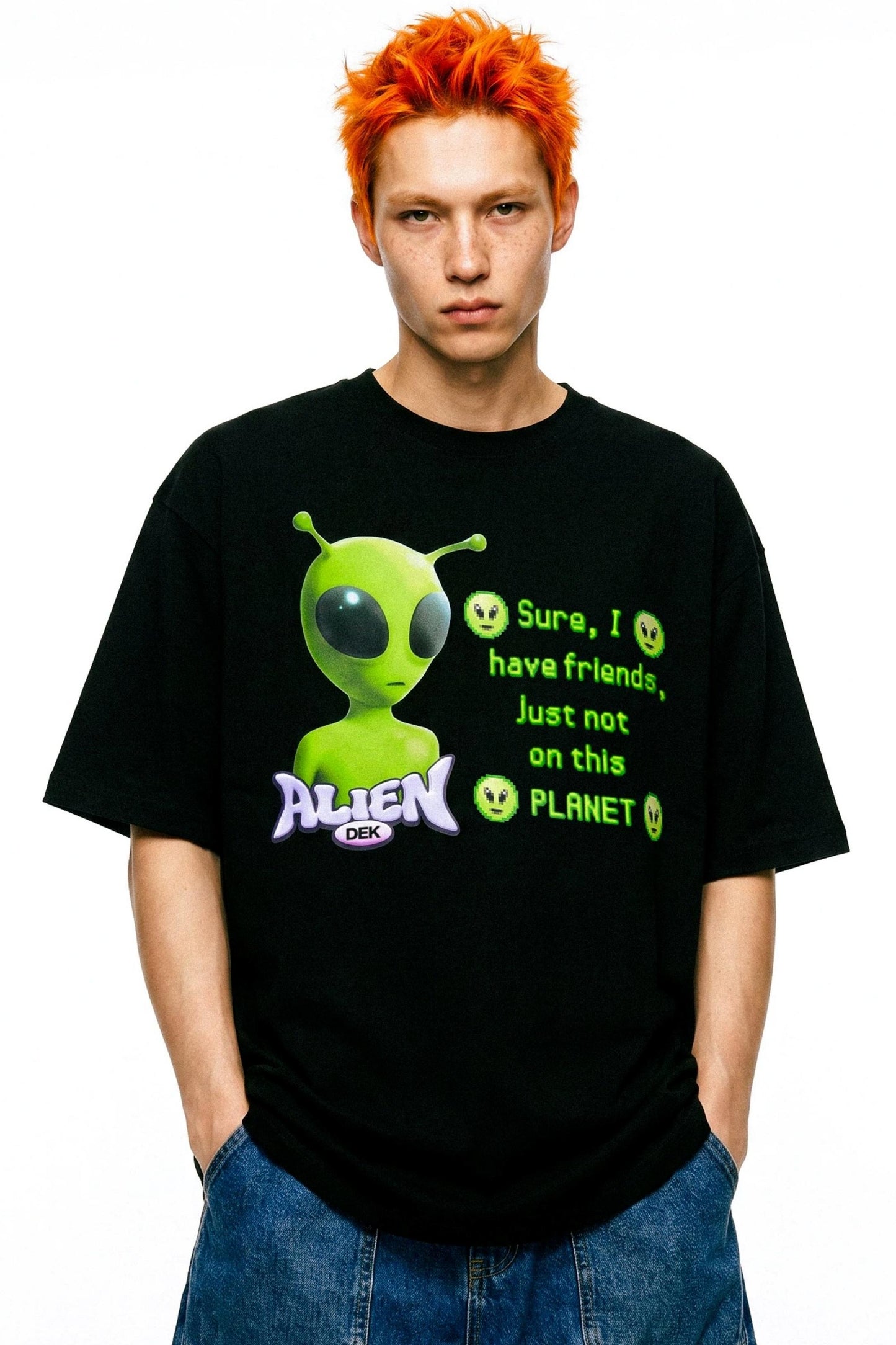 Alien Y2K Street T-Shirt