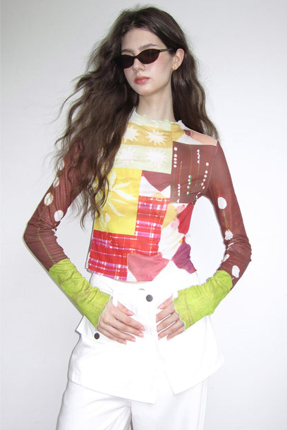 Midsummer Vintage Stretch Mesh Vest