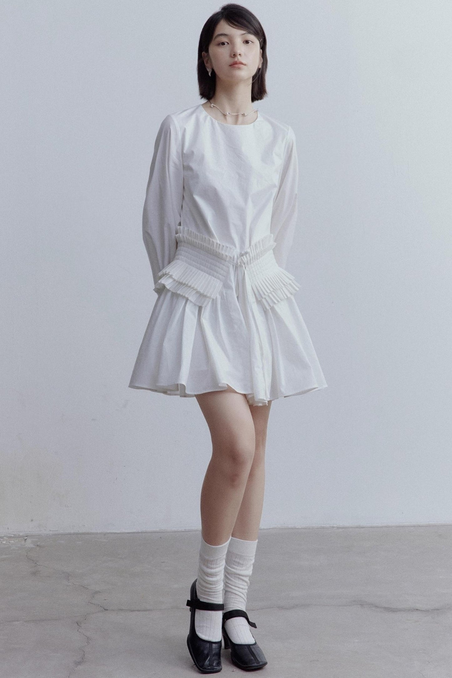 Pleated Large Swing Doll Dress