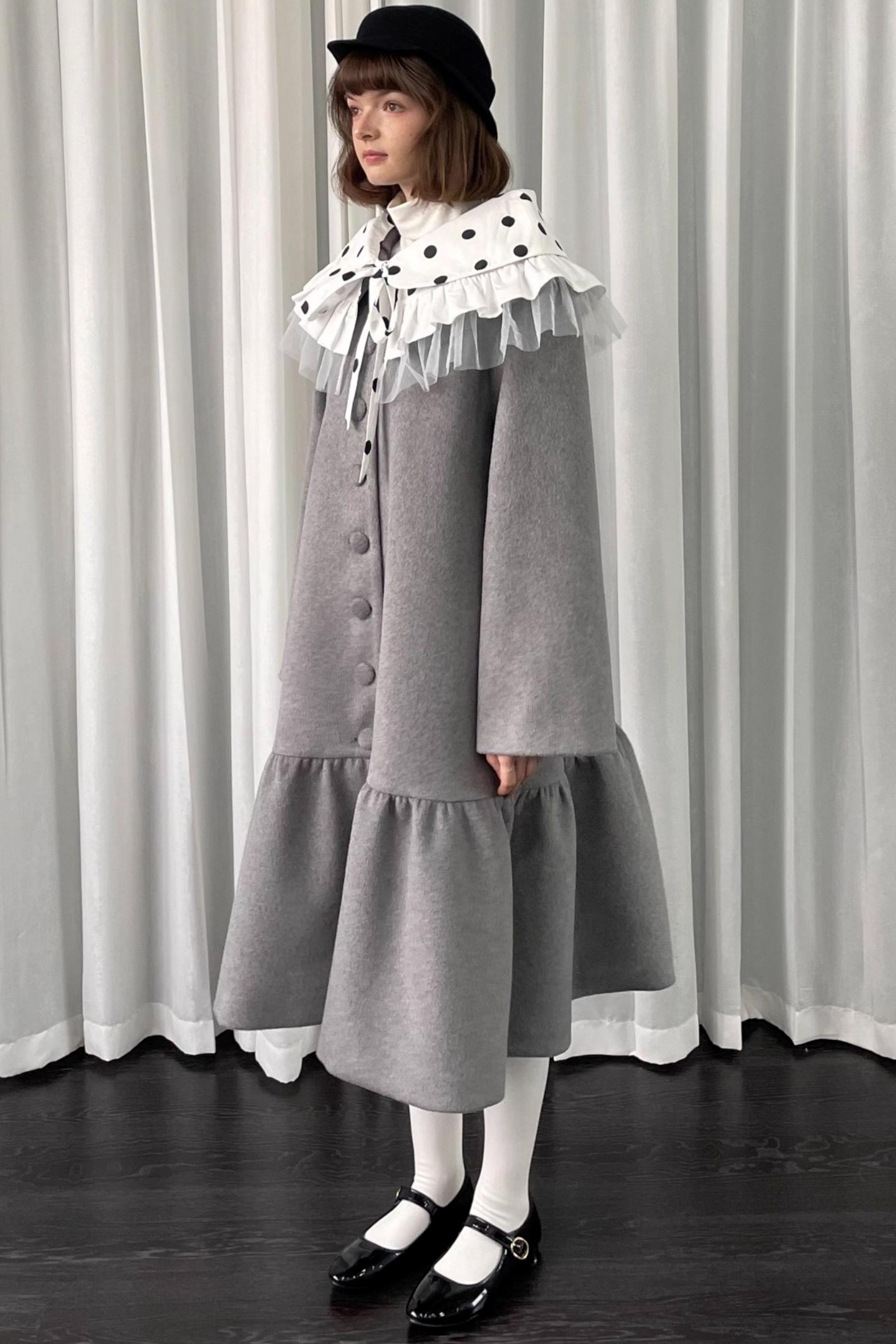 Lace Polka Dot Layered Womens Shawl