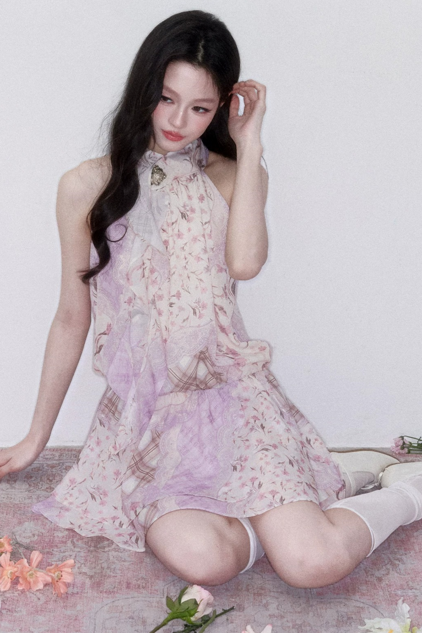 Romantic Retro Floral Dress