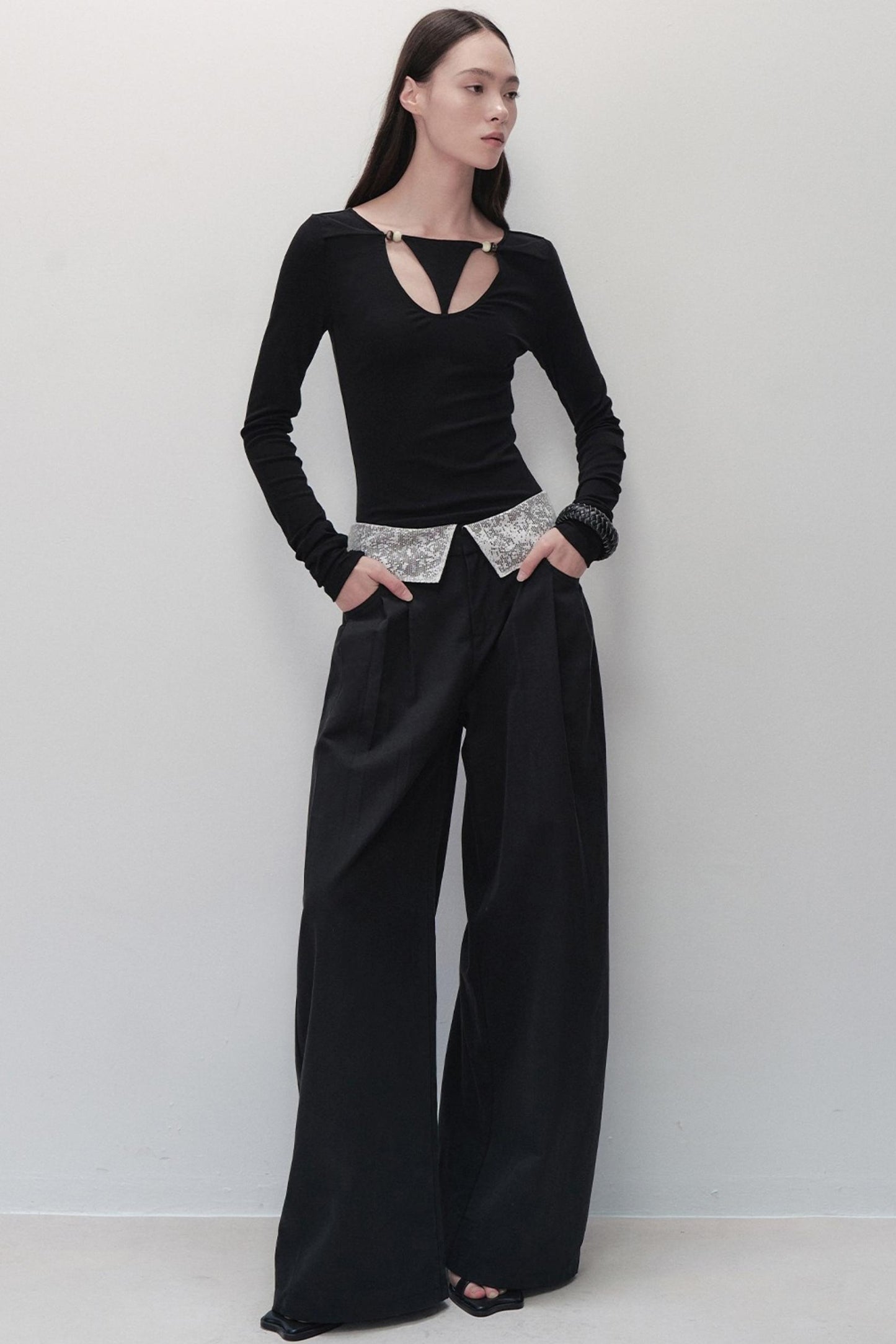 Sheer Silhouette Top