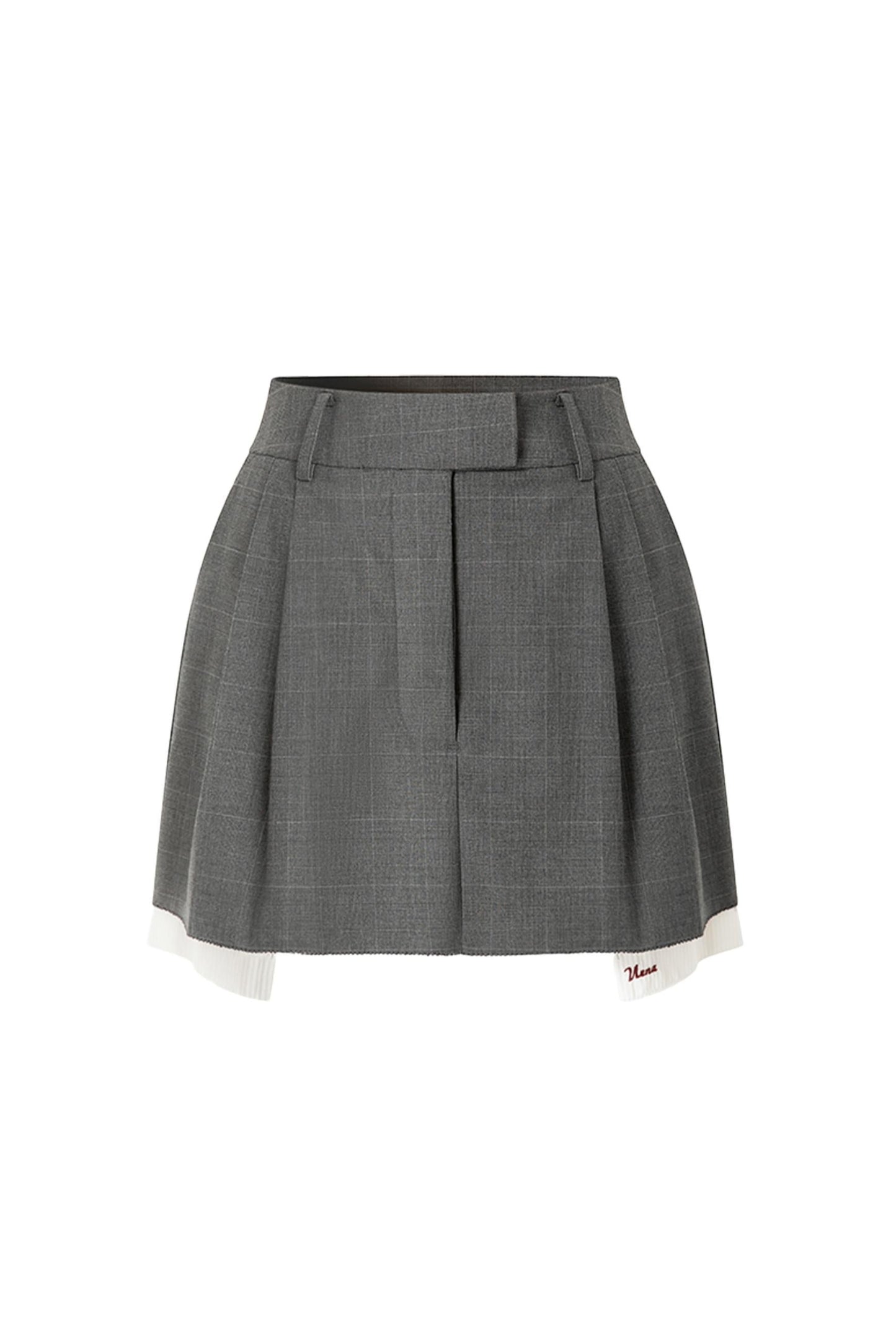 Retro Gray College Skirt