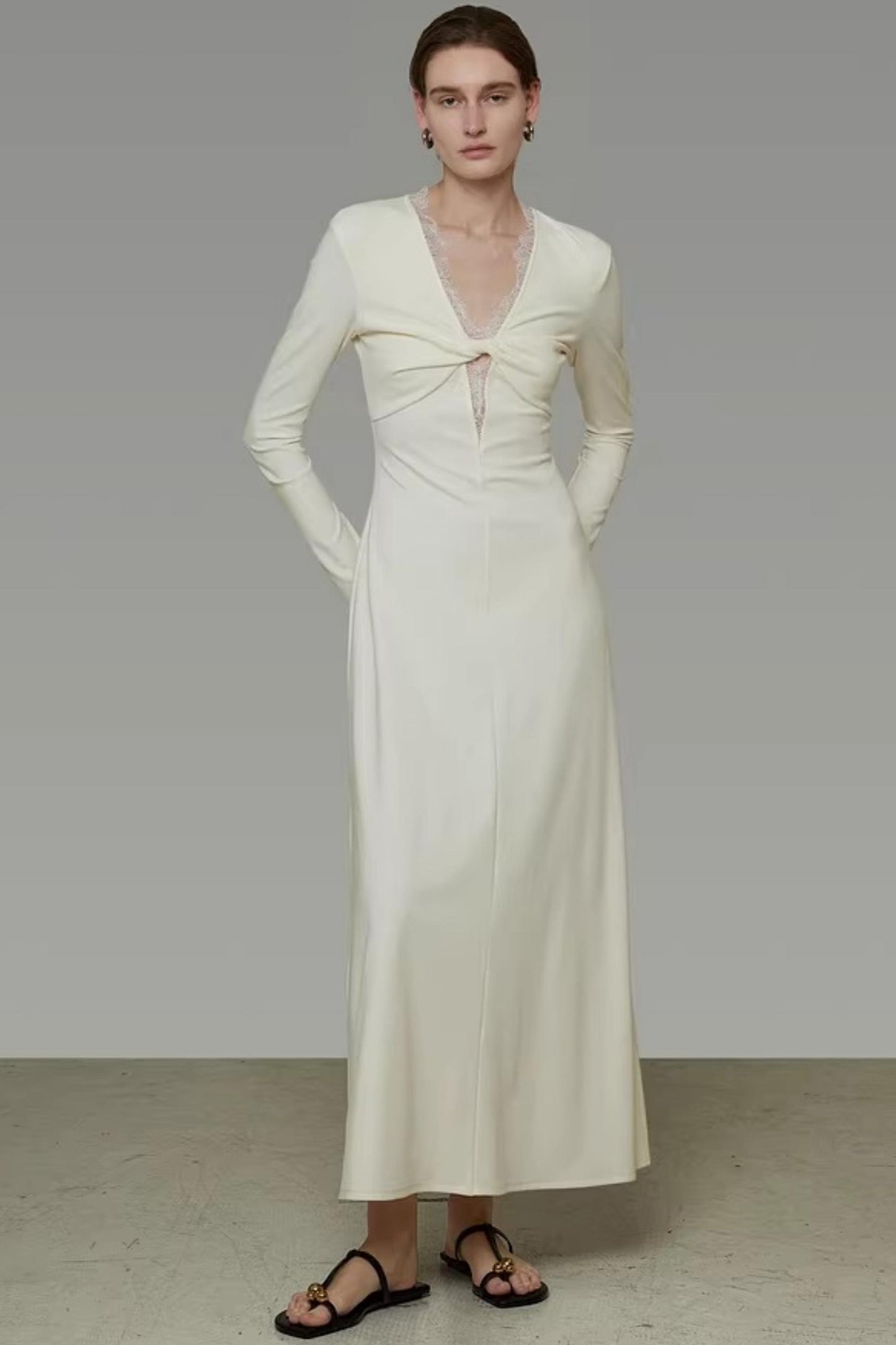 Handmade Lace Twist Dress