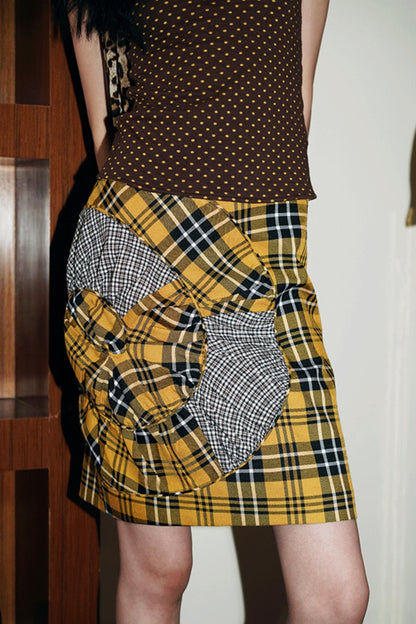 Twisted Retro Crop Skirt