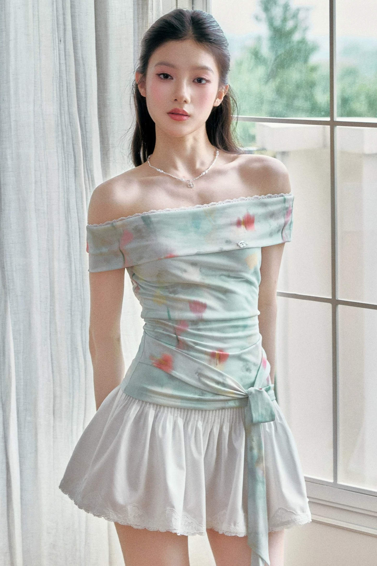 Sweet Peach A-Line Skirt