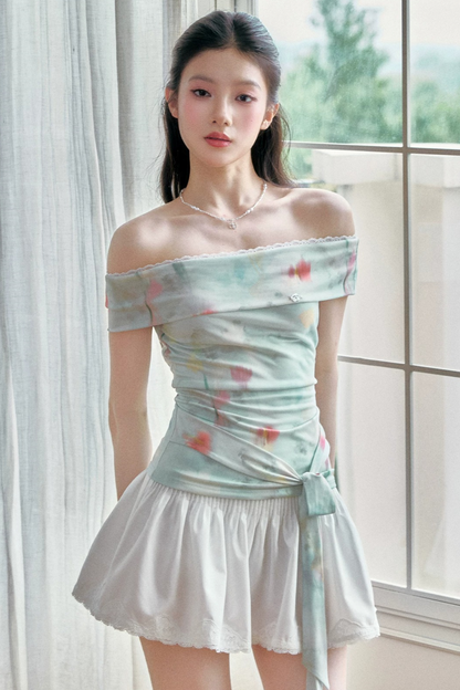 Sweet Peach A-Line Skirt