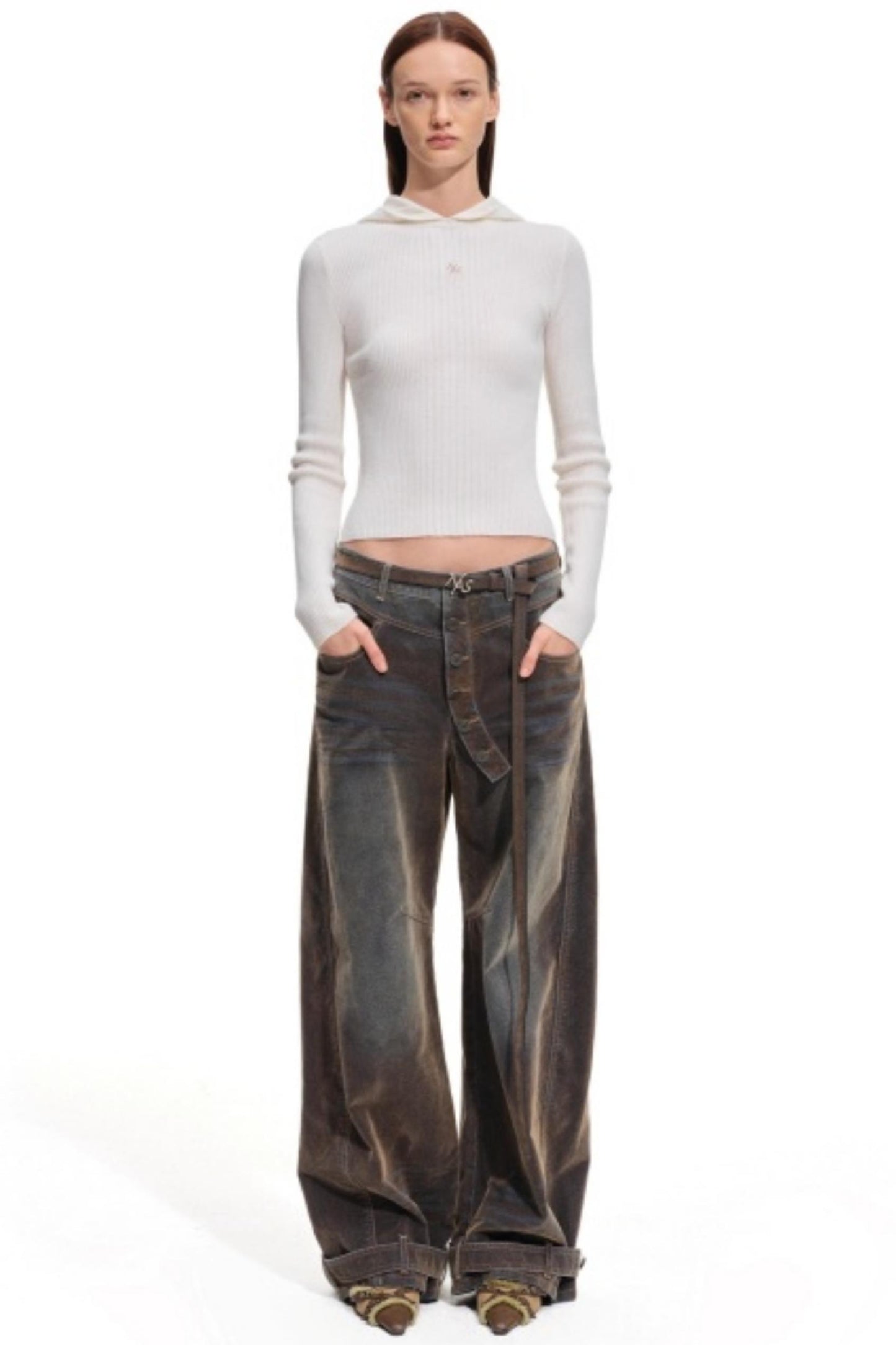 Dawn Light Hooded Knit Sweater