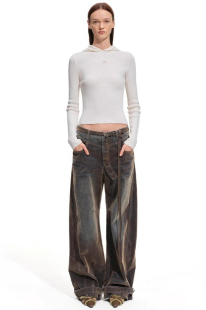 Dawn Light Hooded Knit Sweater