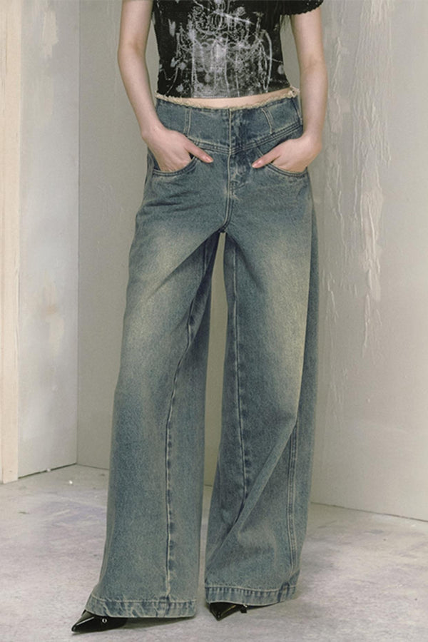 Classic Wide-Leg Jeans