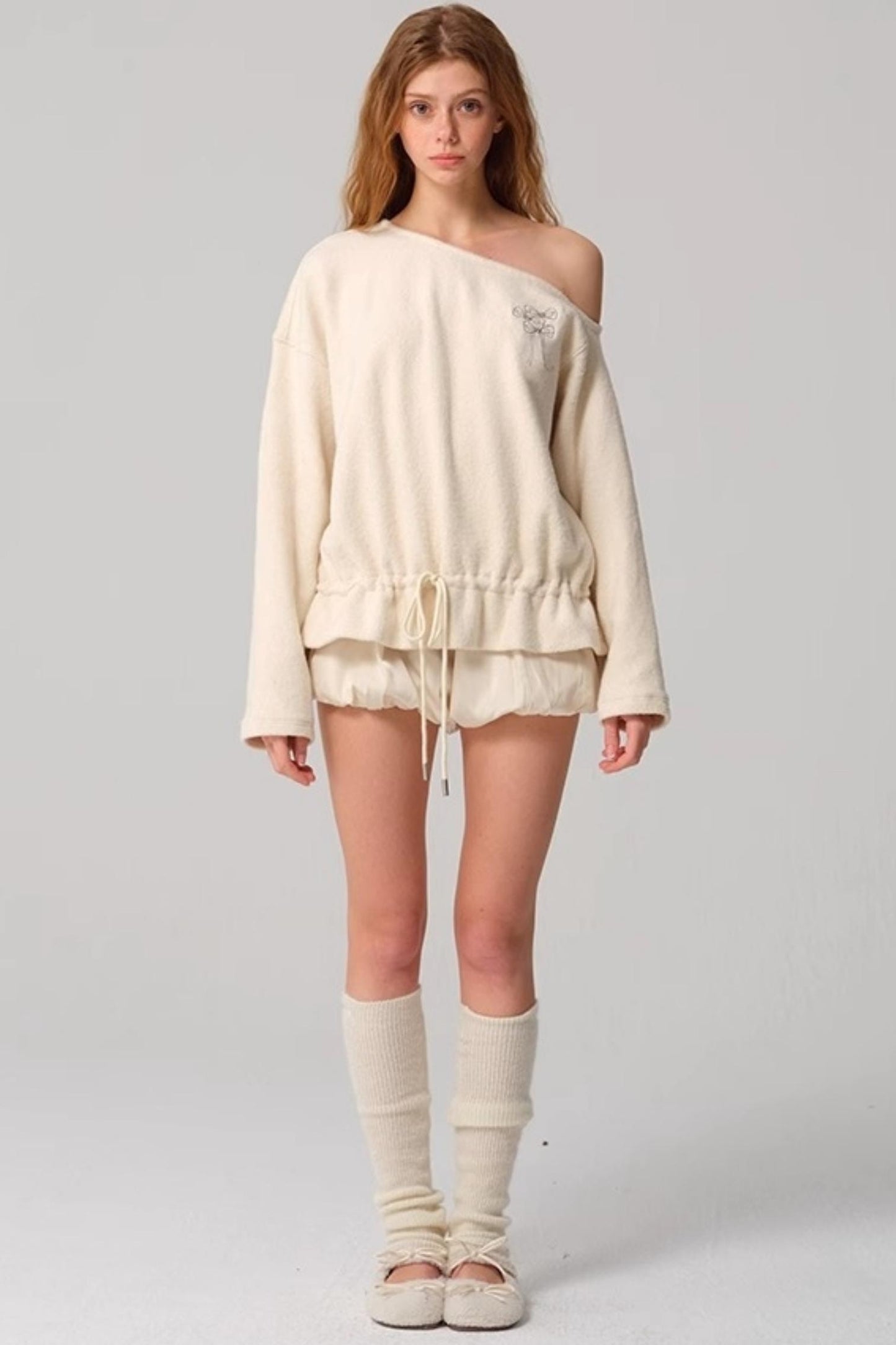 Vintage Two-Tone Tie-Blend Raglan Sweatshirt