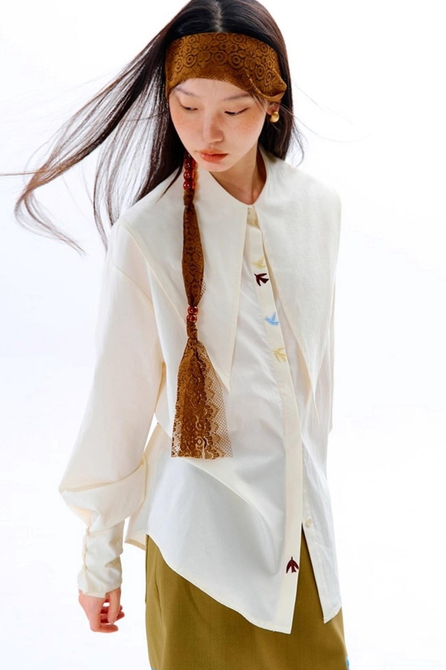 Little Bird Embroidered Shirt