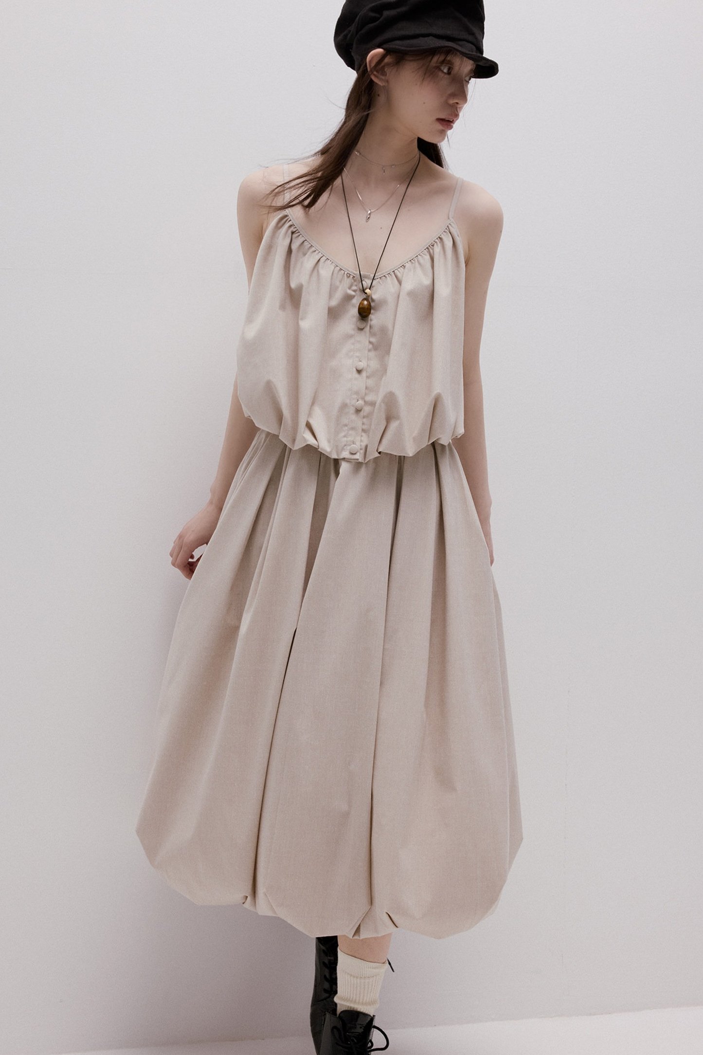 Linen Puff Volume Top