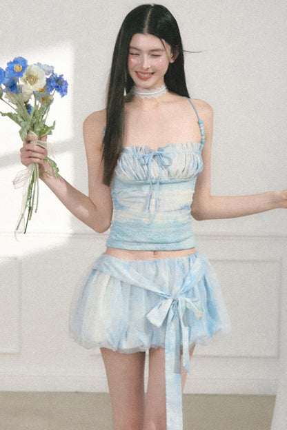 Sea Salt Jasmine Bustier Skirt