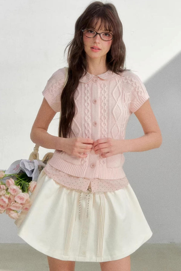 Knitted Korean Two-Piece Sweater