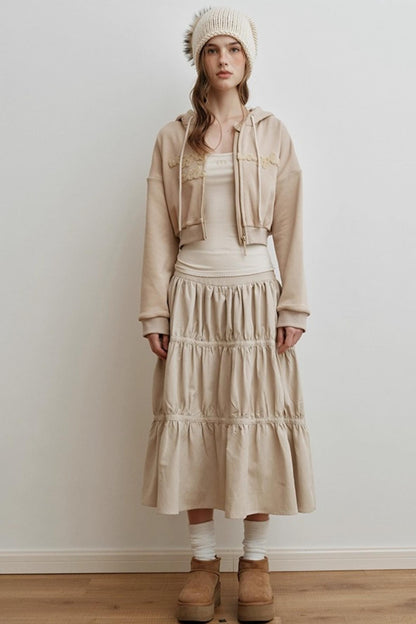 Heavy-Duty Embroidered Hooded Jacket