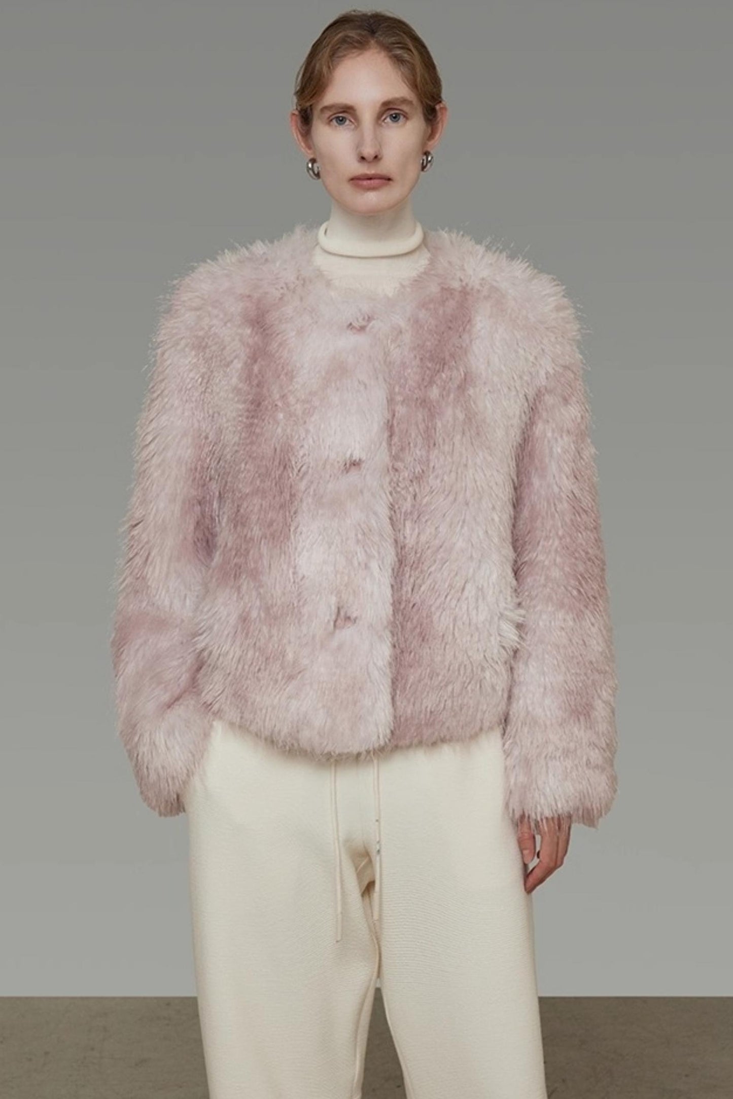 Plush Winter Cropped Jacket