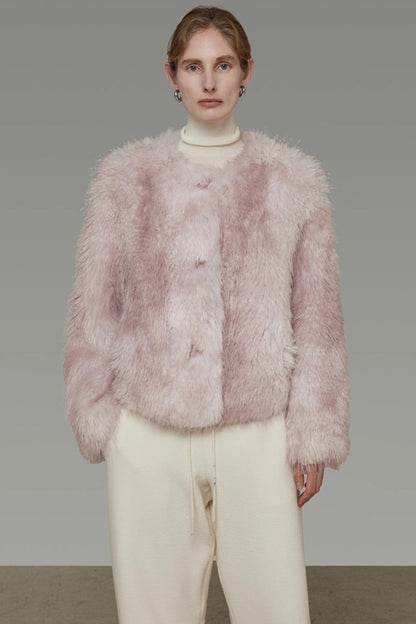 Plush Winter Cropped Jacket