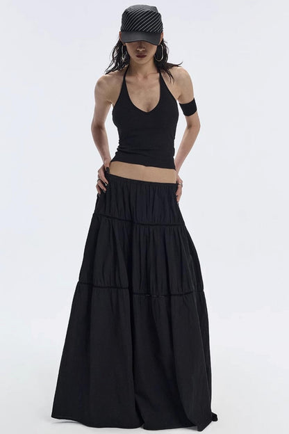 Black Design Tower Skirt