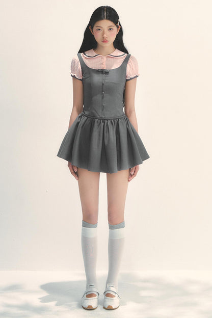 College Patchwork Dress