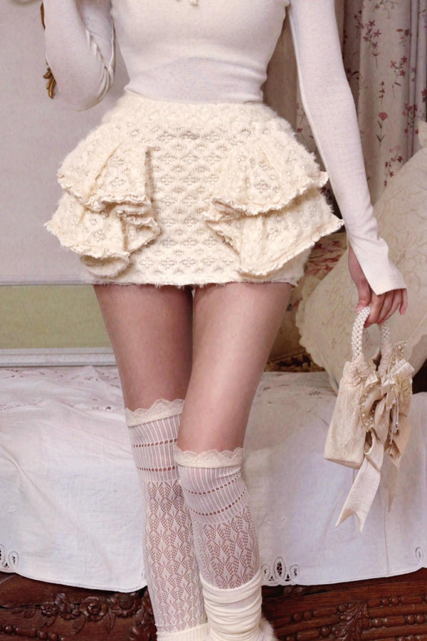 Slavic Knitted Lace Skirt