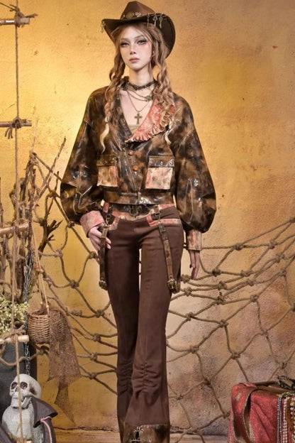 Melard Lace Steampunk Jacket Set-Up