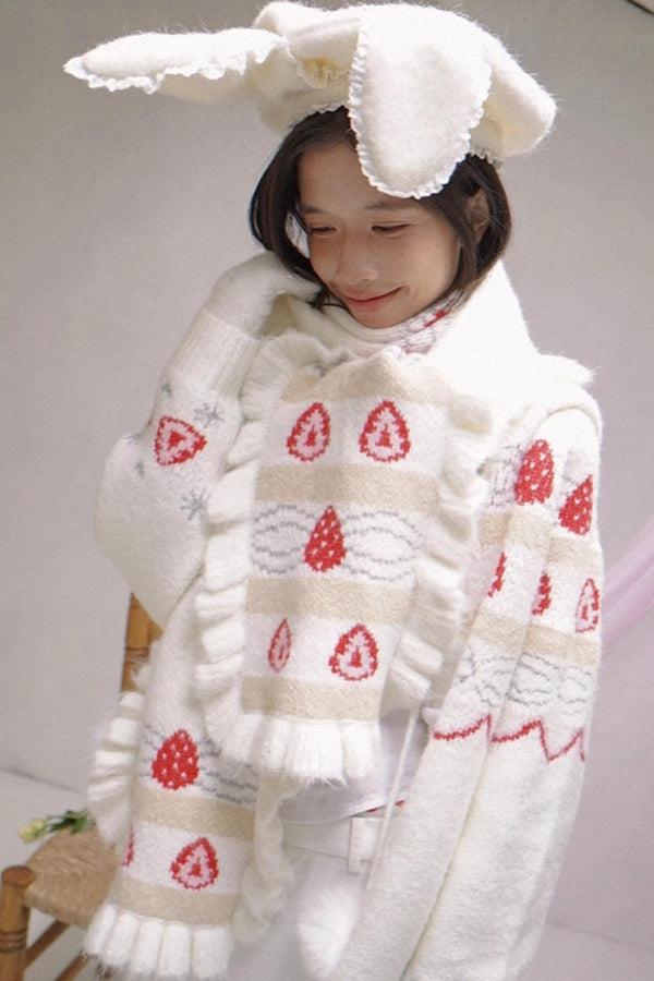 Everyday Happy Birthday Cake Scarf