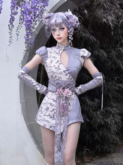 Chinese Style Ribbon Flower Girdle