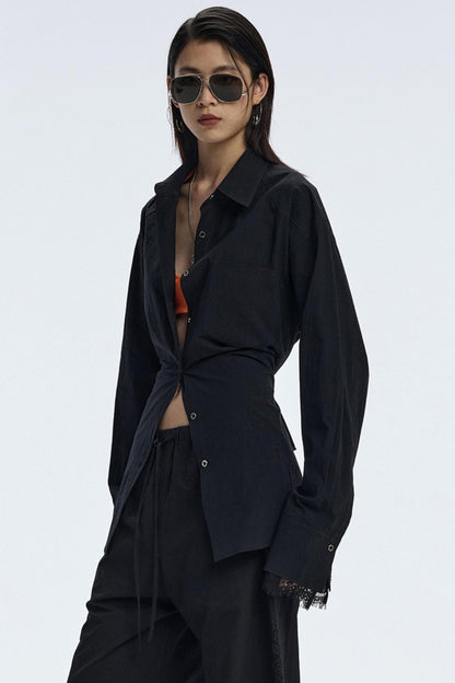 Patchwork Lace Shirt