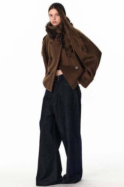 Faux Fur Collar Scarf