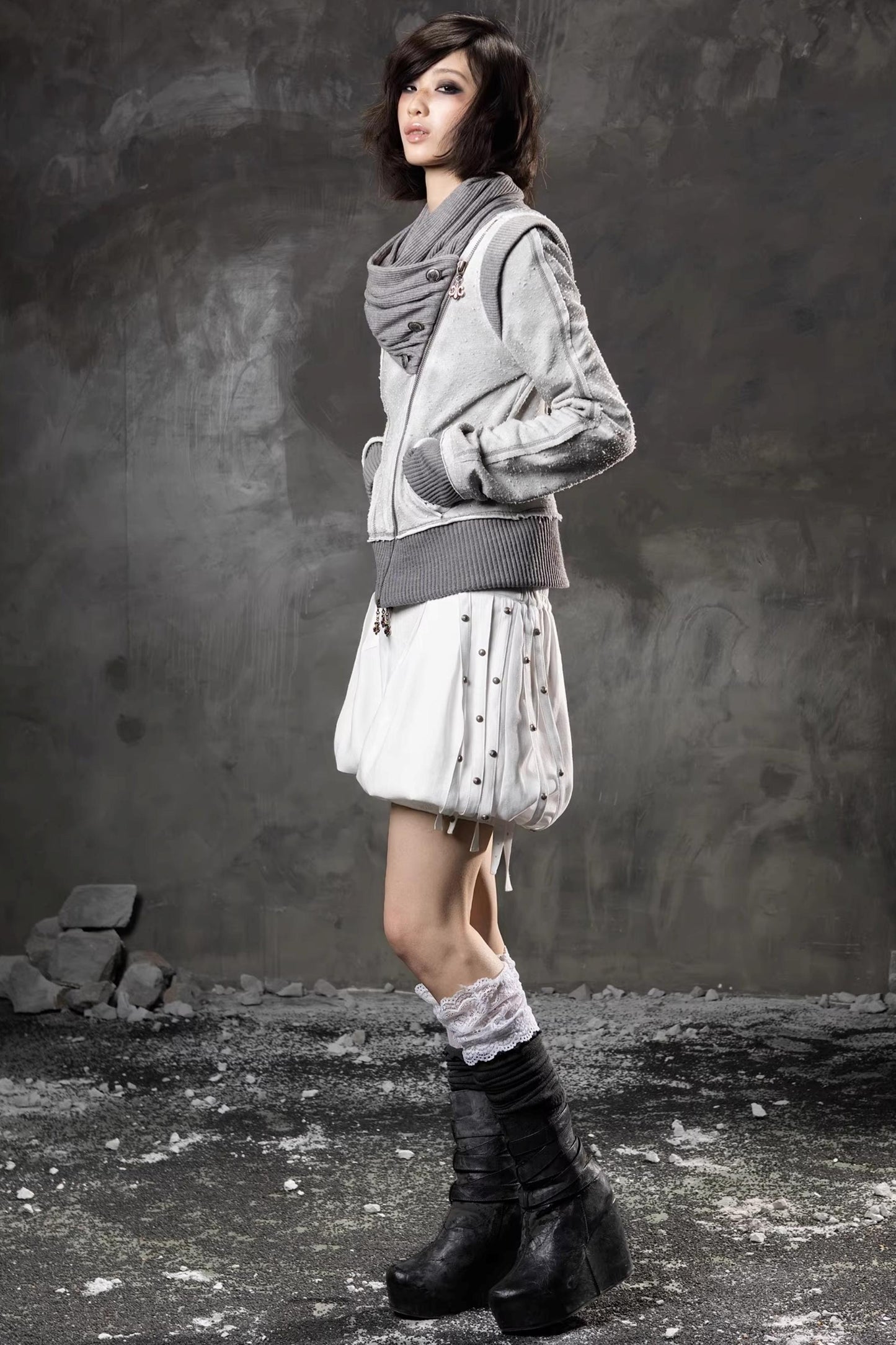 Stacked Collar Jacket