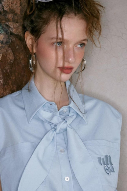 Tie-Back Sleeveless Top