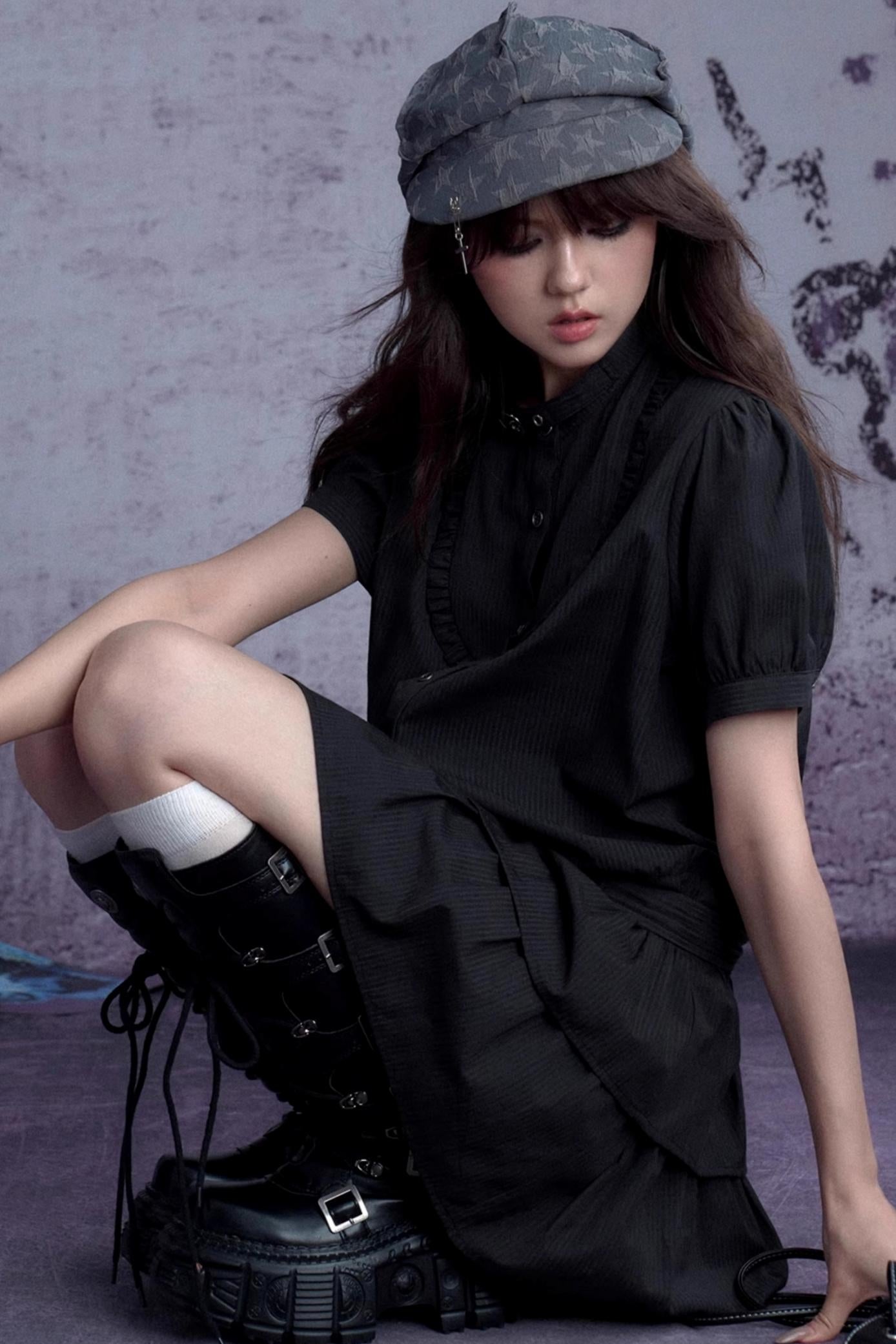 Vertical Stripe Summer Dress